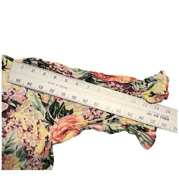 ANTHROPOLOGIE x FAITHFULL THE BRAND US 8/L Romper Ana Playsuit‎ Floral *READ* - Picture 14 of 16